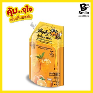 น้ำผึ้งผสมน้ำส้มเข้มข้น​ ตรา​ บี-สไมล์​ (ผึ้ง​ยิ้ม​Series) ขนาด​ 1000​ml.​ น้ำผึ้งส้ม