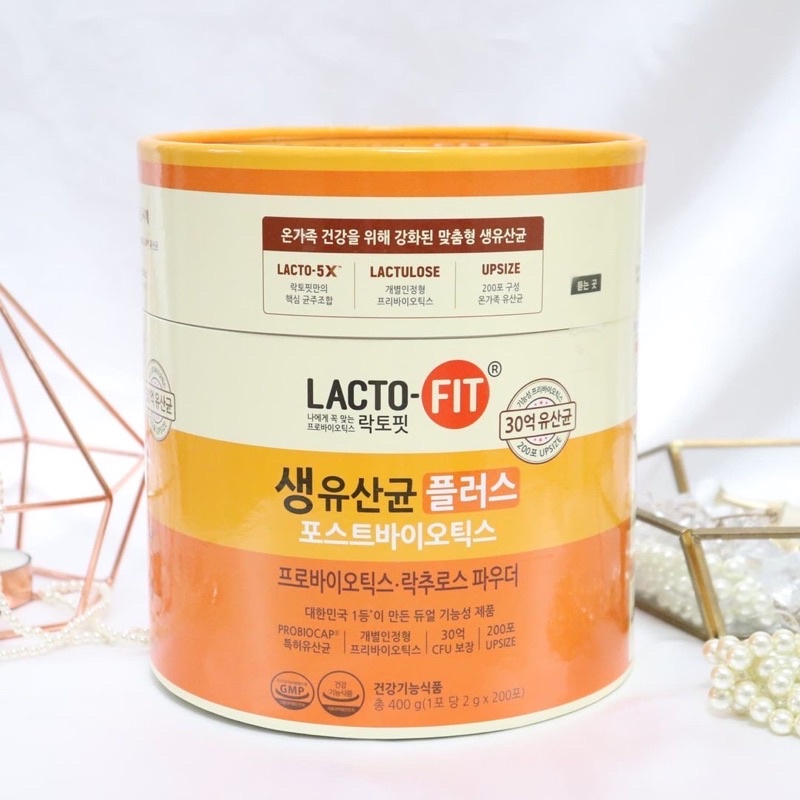 [พร้อมส่ง] LACTO FIT SYNBIOTIC 1กระปุก 200 ซอง แลคโตฟิต ซินไบโอติกส์ กล่องสีส้ม โพรไบโอติกส์ ปรับสมด