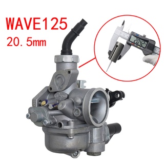 รถจักรยานยนต์ Karburetor Honda wave125 ลูกสูบขนาดใหญ่คาร์บูเรเตอร์เลื่อนขนาดใหญ่ 20.5 มม. สำหรับ wave125 แข่งที่ทรงพลังย