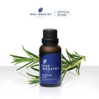 True industry น้ำมันหอมระเหย 100 % กลิ่นโรสแมรี่ (Pure Rosemary essential oil) แถมฟรี จุกสำหรับหยด