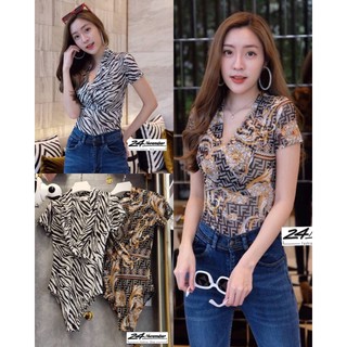 เสื้อบอดี้สูท แขนสั้นผ้าซีทรู