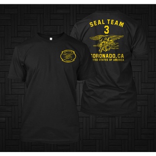 [S-5XL] เสื้อยืด พิมพ์ลายกองทัพเรือ ทีม Three Devgru Coronado Us สําหรับผู้ชาย