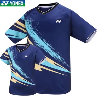 Yonex ใหม่ เสื้อยืด ลายแบดมินตัน แห้งเร็ว สําหรับผู้ชาย และผู้หญิง เหมาะกับการแข่งขัน เล่นปิงปอง