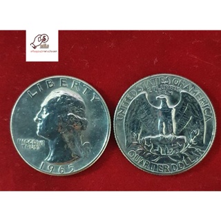 เหรียญLIBERTY UNITEDOFAMERICAQUARTER DOLLARปี1965