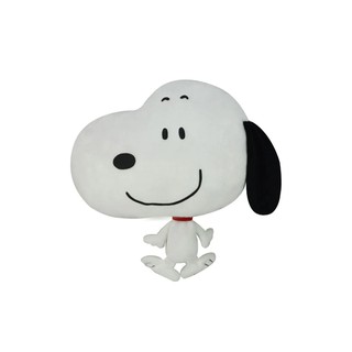 OCEAN TOYS หมอน Snoopy Big Head สีขาว หมอน หมอน เครื่องนอน บ้าน