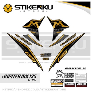 Jupiter สติกเกอร์ MX 135 EXCITER 135 LC 135 STRIPING STOCK STICKER STOCK DECAL 2010-2015 MX135 2010 2011 2012 2013 2014 2015 B