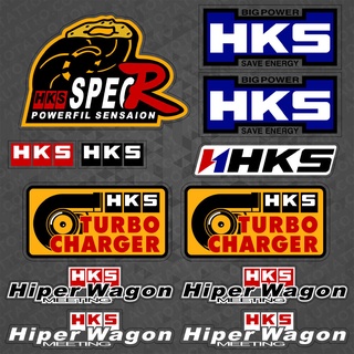 สติกเกอร์ไวนิล ลายโลโก้ HKS Performance Auto Racing สําหรับตกแต่งรถยนต์