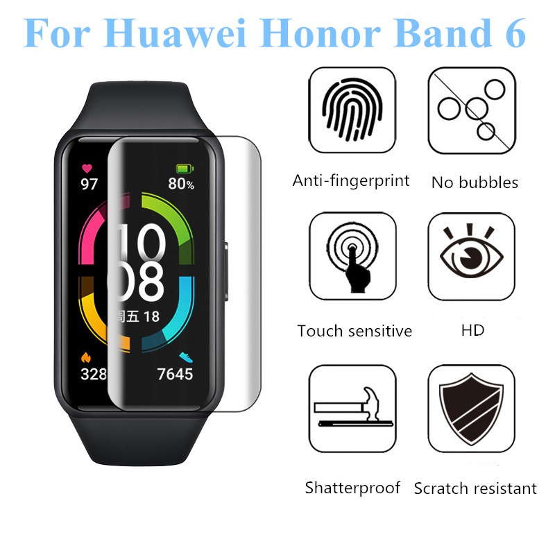 ฟิล์มกันรอยหน้าจอสําหรับ Huawei Honor Band 6 Band 6/6Pro