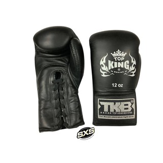 TOP KING Boxing Gloves Super Black TKBGSA