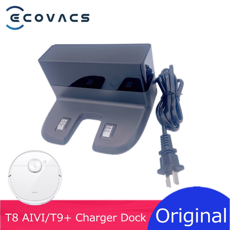 ใหม่ แท้ แท่นชาร์จ ECOVACS อะไหล่สํารอง สําหรับหุ่นยนต์ดูดฝุ่น Deebot OZMO T8 AIVI T8+ T9+ N8+