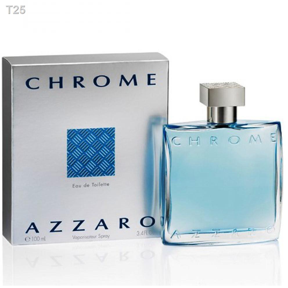 ㍿✙✸ส่งฟรี Azzaro Chrome EDT 100ml กล่องซีล น้ำหอม