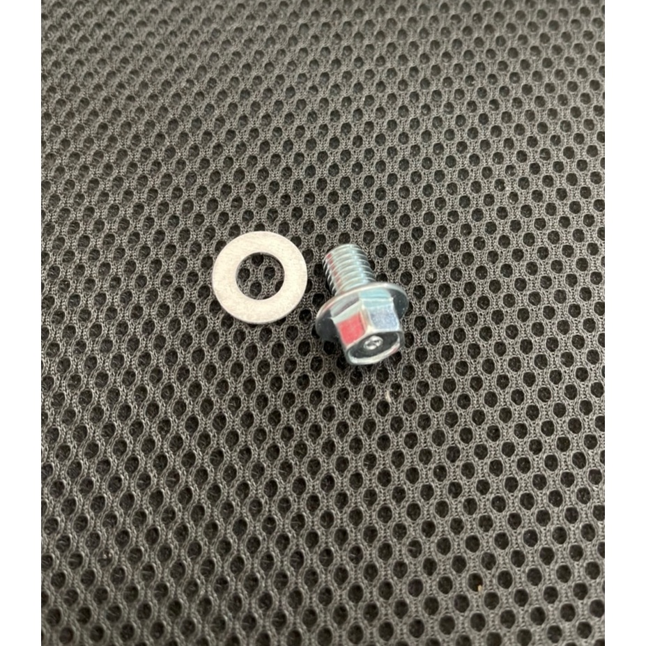 น็อต + แหวน ถ่ายน้ำมันเฟือง GPX Drone 2V,4V (801-12-0901 (2), 801-30-0501 (2))