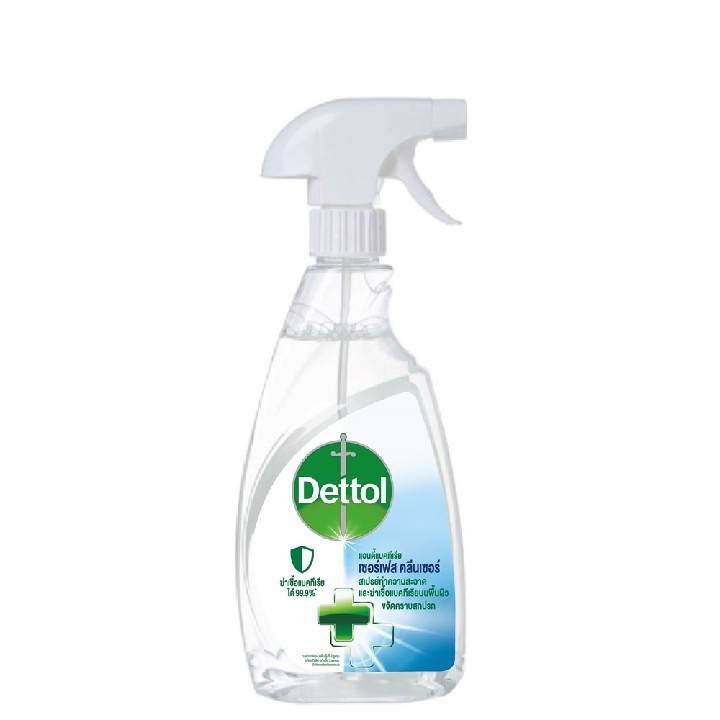 Dettol surface cleanser เดทตอล สเปรย์ฆ่าเชื้อโรค ฆ่าไวรัส สเปรย์ฆ่าเชื้อโรคเอนกประสงค์  500มล.