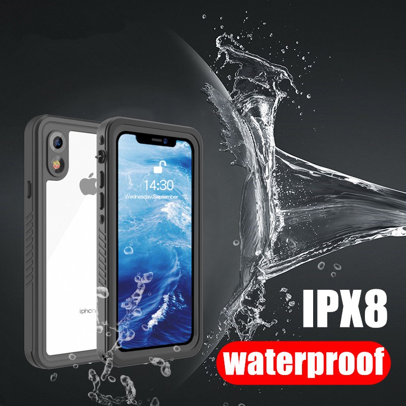 เคสกันน้ำ  แท้ IPhone 11  X/XS MAX XR 6 6S+ 7/8 Plus 5/5S/SE ทุกรุ่น!!! กันน้ำ100% waterof case shockofGOODpretty UbnS