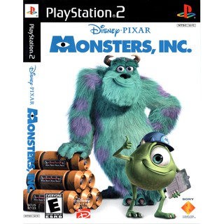 แผ่นเกมส์ Monsters Inc PS2 Playstation2 คุณภาพสูง ราคาถูก