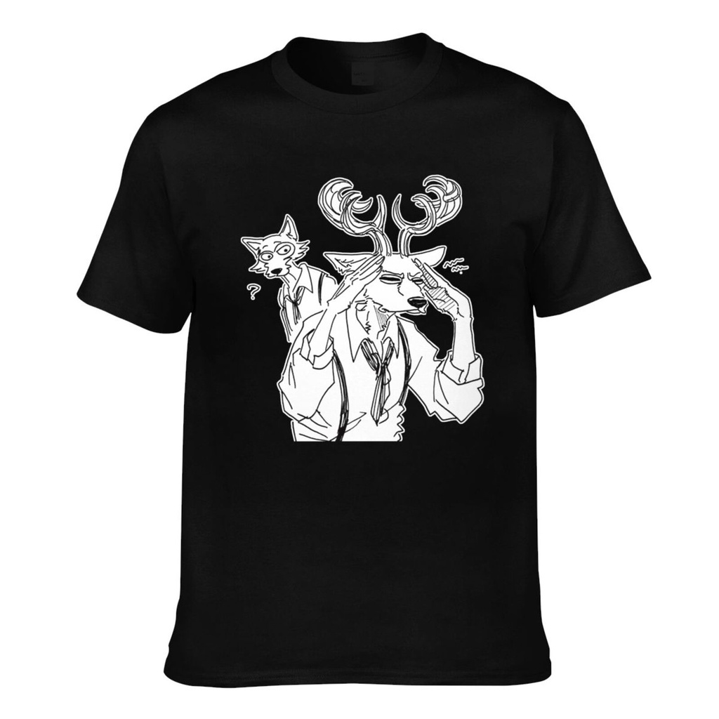 มาใหม่ล่าสุด Vintage Louis Legoshi Beastars Grunge สัตว์ตลกผู้ชายเสื้อยืดหลายสีตัวเลือก