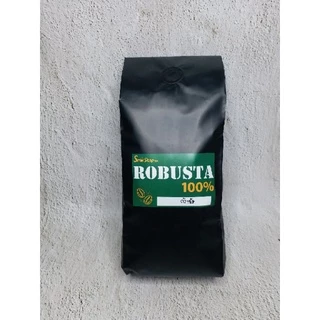 เมล็ดกาแฟคั่ว โรบัสต้าชุมพร 500กรัม