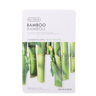 THE FACE SHOP REAL NATURE BAMBOO FACE MASK