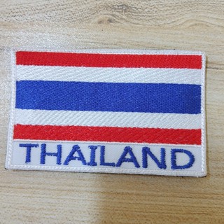 (ชนิดตีนตุ๊กแก) ป้ายธงชาติไทยแลนด์ ขนาด 5.6 cm*9 cm