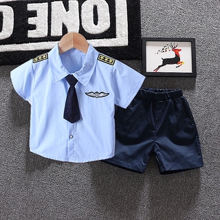 Baby Suit Air Force Major เสื้อเด็กชายแขนสั้น + กางเกงขาสั้น Set 2 ชิ้น