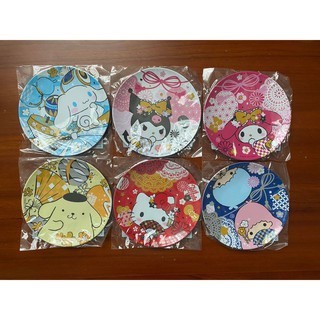 จานพลาสติก Kuji 2020 Kuromi, Mymelody, Cinnamoroll, Hello Kitty, Pompompurin, Twin Stars (งานลิขสิทธิ์)