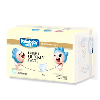 NK05-44L ผ้าอ้อมสำเร็จรูป Palmbaby Quickly Pants / ปาล์มเบบี้ แบบกางเกง ขนาด L จำนวน 44 ชิ้น
