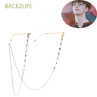 Back2Life สายเชือกลูกปัดคริสตัลหลากสีสําหรับคล้องแว่นตา