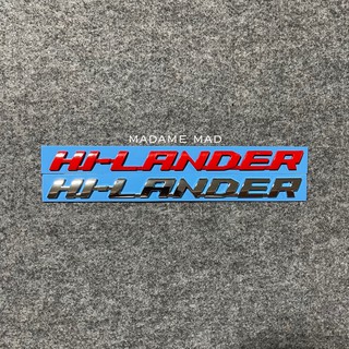 โลโก้ HI LANDER D-MAX 2020-2023 ขนาด 23.5x1.8cm