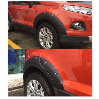 คิ้วล้อ4" Ford Ecosport มีน็อต 6ชิ้น ดำด้าน