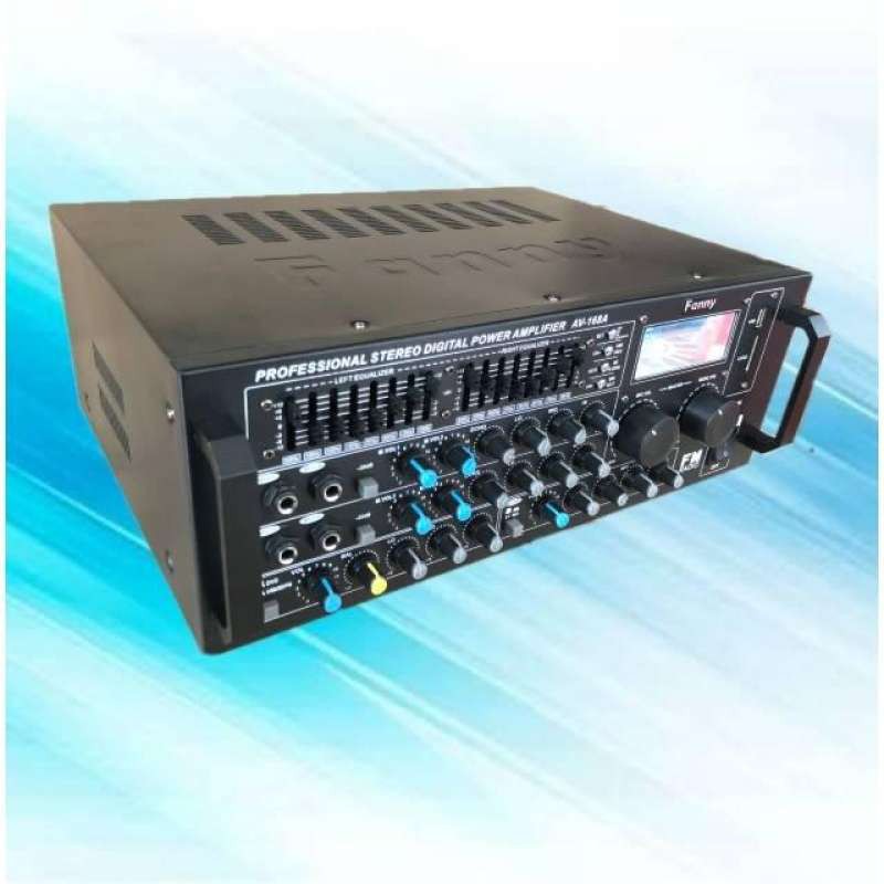 FANNY เครื่องขยายเสียงคาราโอเกะ Bluetooth / USB MP3 SDCARD รุ่น AV-368A(BT-198E)