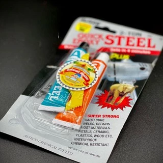 กาวติดเหล็ก อีพ็อกซี่ Epoxy 2-Ton Steel กาวออลทีโก้ ควิก อีพร็อกซี่ กาวปะเหล็ก พลาสติก คอนกรีต