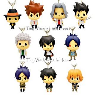 (แบบแยก) พวงกุญแจ รีบอร์น tutor Hitman REBORN! DEVIREBORN! Key chain set Gashapon TAKARA TOMY แท้จากญี่ปุ่น