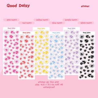 [รีสต็อก]🌈🌟sticker smile heart สติกเกอร์ แบรนด์ Good Daizy