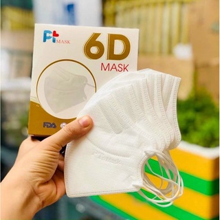 หน้ากากอนามัย 3D PT Mask แมสผู้ใหญ่ ป้องกันฝุ่น PM2.5 ป้องกันเชื้อโรค ป้องกันเชื้อไวรัส &lt;1กล่องมี10ชิ้น&gt; ผลิตในเวียดนาม