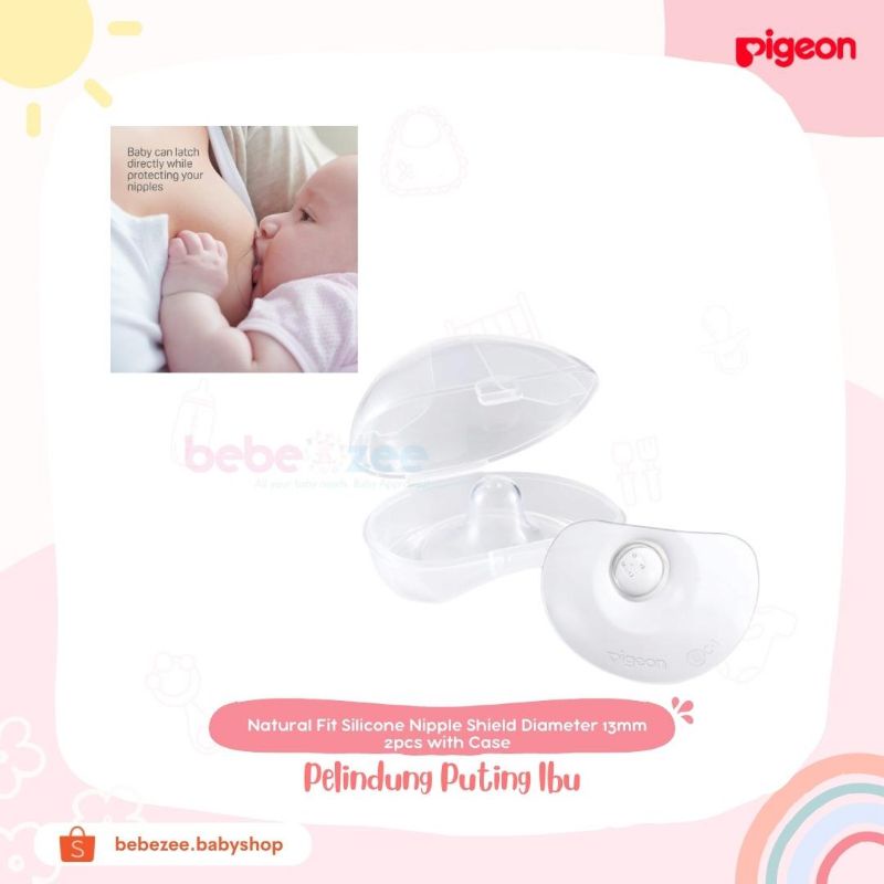 Pigeon Natural Fit Nipple Shield/จุกนมซิลิโคนเชื่อมต่อ