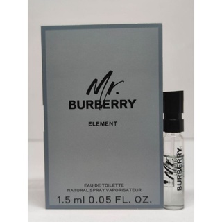 Vial ✨ BURBERRY ❤️  Mr. BURBERRY Element EDT 1.5ml ป้ายไทย น้ำหอมพกพา ไวออลแท้💯