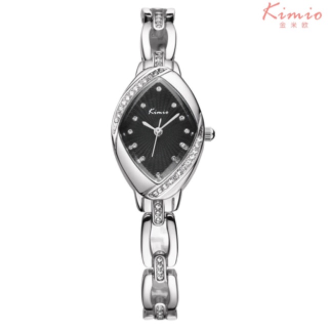 Kimio นาฬิกาข้อมือผู้หญิง สายสแตนเลส รุ่น KW560 –silver มีสินค้าพร้อมส่ง
