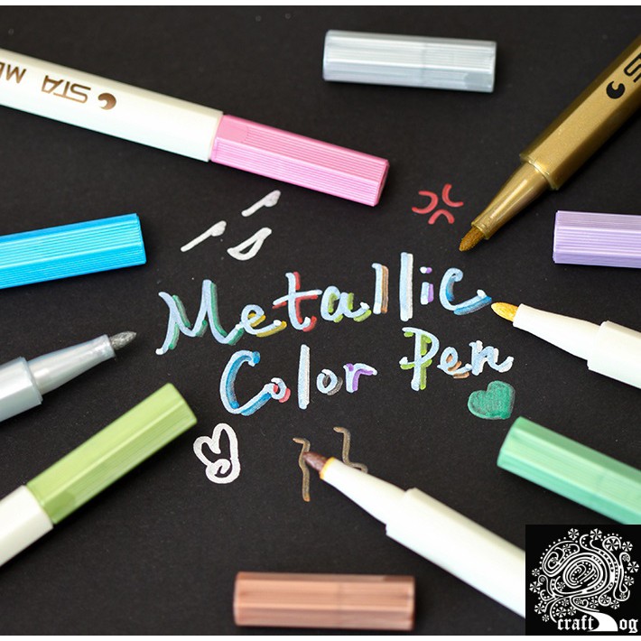 Sta ปากกามาร์กเกอร์สีเมทัลลิก 10 สี