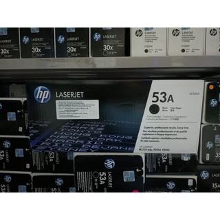 HP 53A Q7553A Black ตลับหมึกโทนเนอร์ สีดำ ของแท้