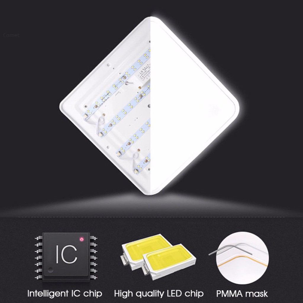 Comet Holmark 24W LED Square Ceiling Down Light 1000LM Flush Mount Home ...