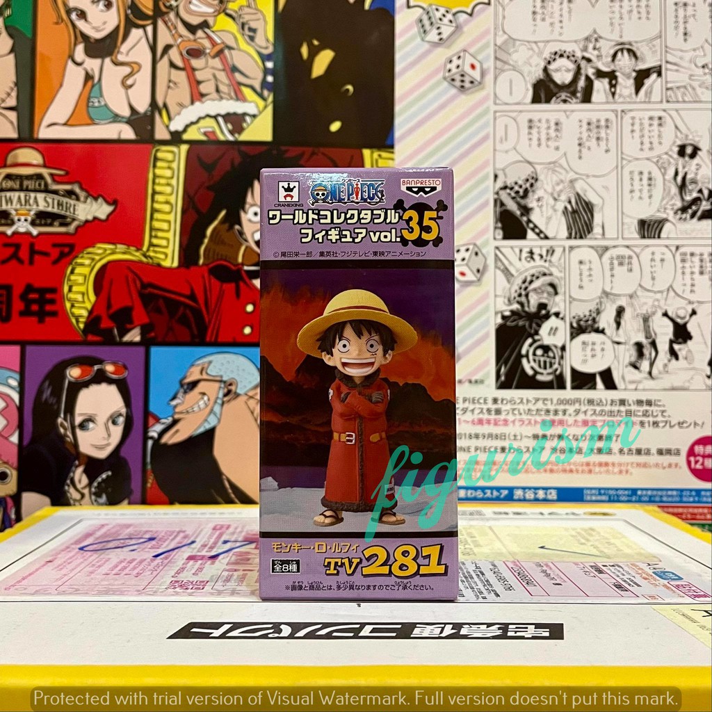 🔥 WCF one piece วันพีซ Luffy ลูฟี่ Vol.35 Tv 281 🔥 ของแท้ ญี่ปุ่น💯