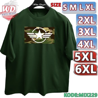 Hijau Kaos Green ARMY S M L XL XXL 2XL 3XL 4XL 5XL 6XL ขนาดใหญ่ JUMBO XXL 2XL 3XL 4XL MIX229