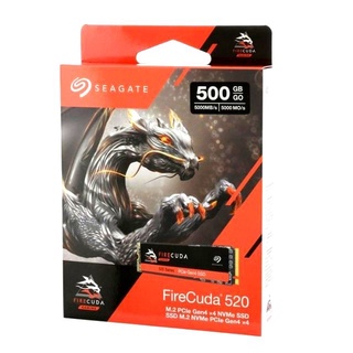 500 GB SSD (เอสเอสดี) SEAGATE FIRECUDA 520 SSD PCIe/NVMe M.2 2280 (ZP500GM3A002) Warranty 5 - Y