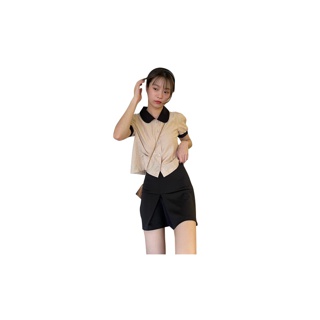 โปรโมชั่น : Almond skirt กระโปรงสีดำ