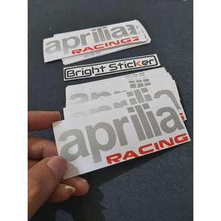 สติกเกอร์ติดหมวกกันน็อค สําหรับแข่งรถ Aprilia