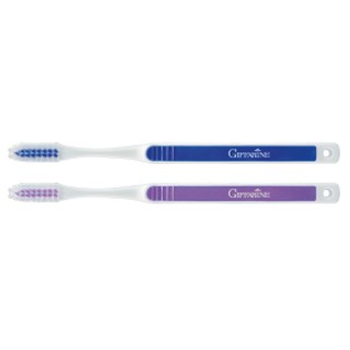 Flex Toothbrussh แปรงสีฟัน เฟลกซ์ (ด้ามยาง) 1แพคมี2ด้าม สีน้ำเงินเข้ม+ม่วงเข้ม หัวแปรงเรียวมน กิฟฟารีน