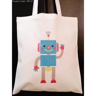 กระเป๋าผ้า ถุงผ้า กระเป๋าลายการ์ตูน กระเป๋าสกรีน Size(ขนาด): สูง 16" x กว้าง 15" นิ้ว (Inch) สินค้าพร้อมส่ง