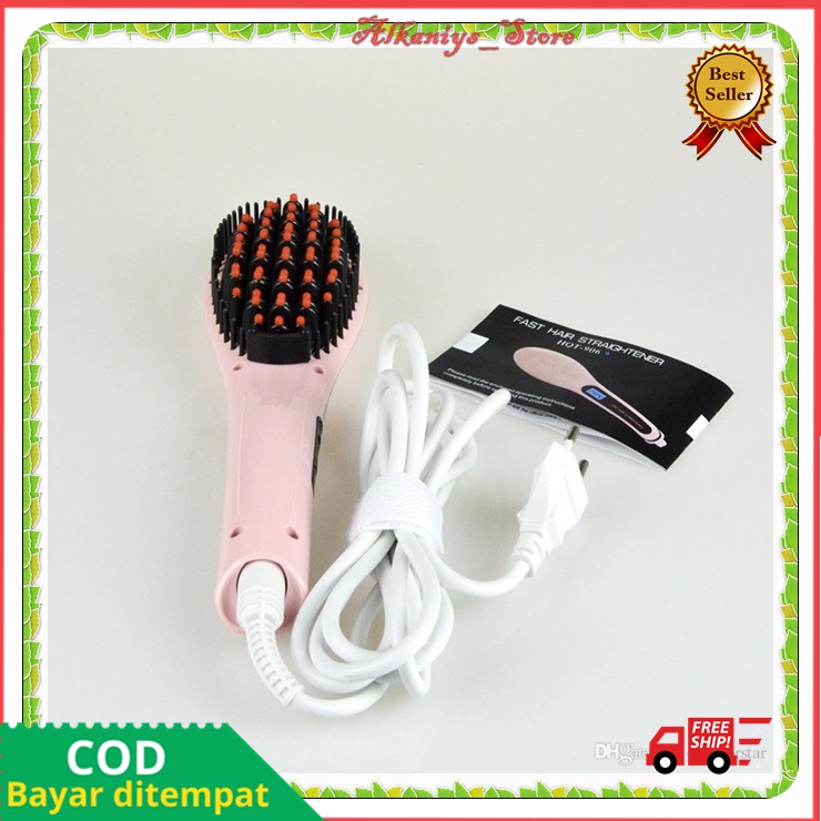 Original Hair Straightener Comb Fast Hair Straightener HQT-906 Electric Comb Straightener