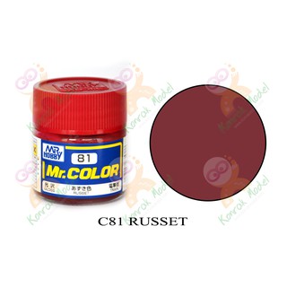 สีสูตรทินเนอร์ Mr.hobby Mr.color C81 Russet Gloss 10ml