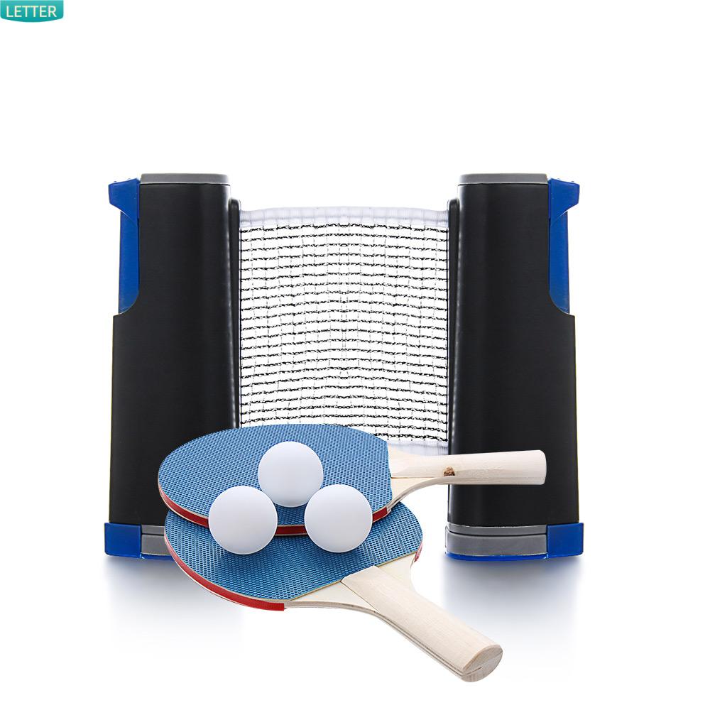 Letter High Quality Ping Pong Set Sports Accessories Extending Net Table Tennis Racket Any Table 6274